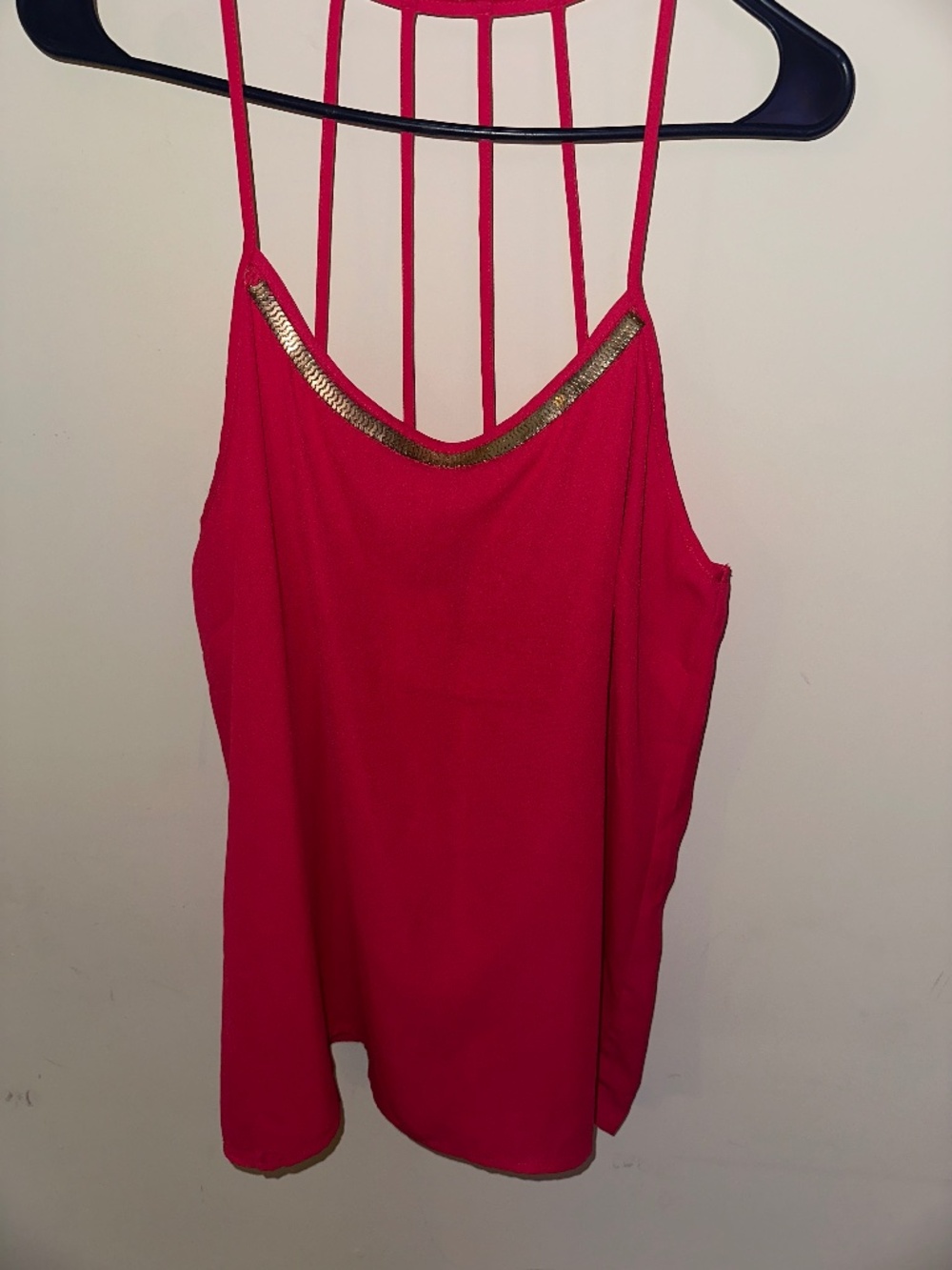 Pink dress tank